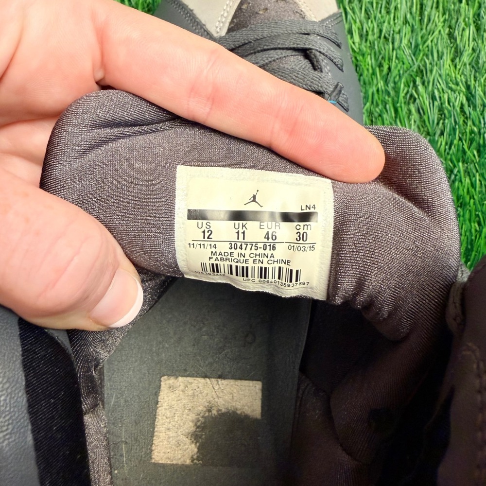 Air Jordan 7 Retro Barcelona Days Dark Grey Wolf Grey 304775-016 Mens Size 12 - Picture 6 of 9